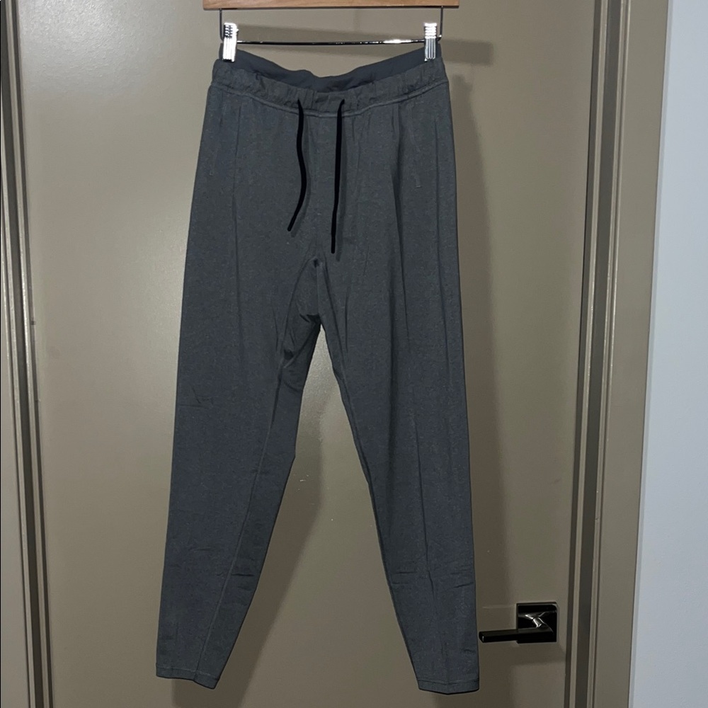 lululemon athletica Men's Dark Gray Drawstring Joggers